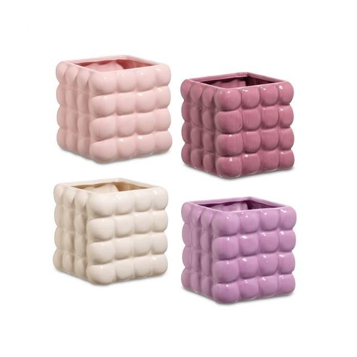 BUBBLE CUBE 1414 H 13,8 - MIXED PINK